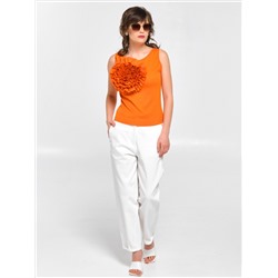 Топ с декоративным цветком