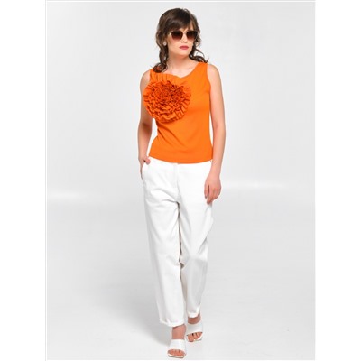 Топ с декоративным цветком