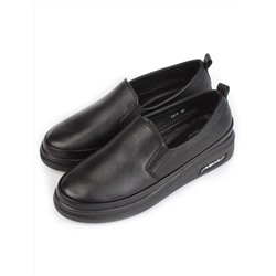 03-5319 BLACK Полуботинки женские (натуральная кожа)