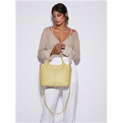 Женская кожаная сумка Richet 3212LN 895 Желтый