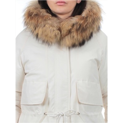 7350 MILK WHITE Куртка зимняя женская (200 гр. холлофайбер)