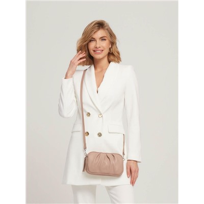 Женская кожаная сумка Richet 2919LN 757 Пудра