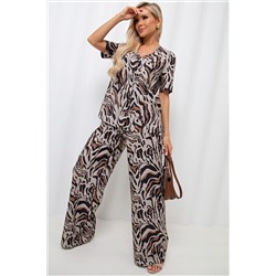 Костюм летний бежевого цвета с брюками Маура №3