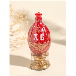 Свеча декоративная «Пасхальное яйцо с орнаментом», 5.5×12 см, 105 г