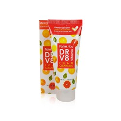 Витаминная пенка для умывания FarmStay Dr-V8 Vitamin Foam Cleansing 100 ml