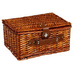 Корзина для пикника maclay, плетёная, 2 персоны, 38х28х28 см, лоза