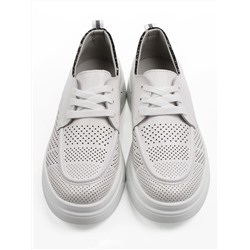 03-C929-9A WHITE Полуботинки летние женские (натуральная кожа)