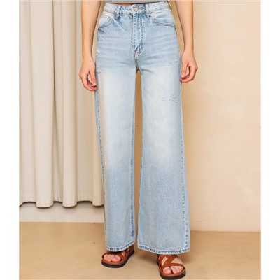 Джинсы #КТ1616 (1), голубой