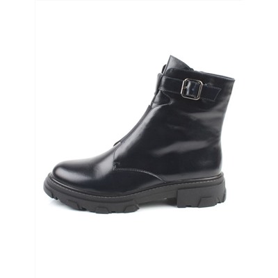 01-E2014B-497F DT. BLUE Ботинки демисезонные женские (натуральная кожа)