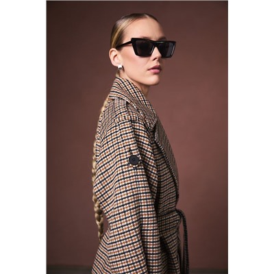 Пальто женское темно-бежевый