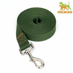 Поводок брезентовый, 3 м × 2.5 см, хаки