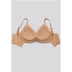 Бюстгальтер без косточек с 3D-фиксацией, цвет бежевый