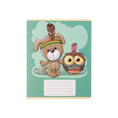 Комплект тетрадей из 10 штук, 12 листов в линию Calligrata "Тигрёнок", обложка мелованный картон, блок офсет, 5 видов по 2 штуки