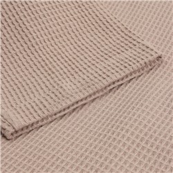 Халат вафельный женский SL HOME: Basic «Саббиа», хлопок 100%, коричневый