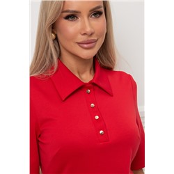 Блуза трикотажная красного цвета Вербена №1