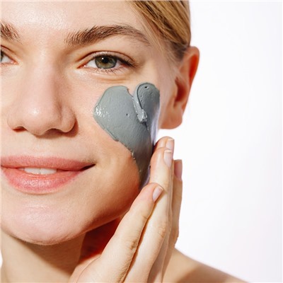 Маска для лица голубая глина и альгинат, 100 г