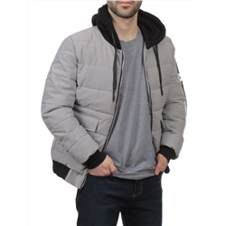 2172 GRAY Куртка мужская зимняя облегченная (150 гр. холлофайбер)