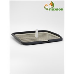 Туалет открытый со столбиком 65×6.5×5 см, серый