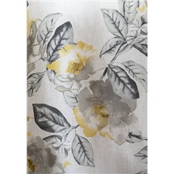 Шторы "Erin gene", желтый цветок (gris), 180*250 см (df-200505-gr)