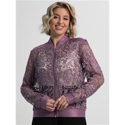 Жакет кружевной Индола (сиреневый) Б15325-3М