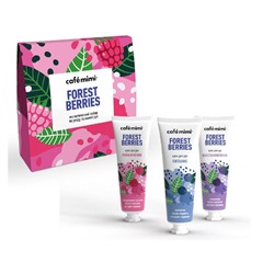 CAFE MIMI  Подарочный набор для ухода за кожей рук "FOREST BERRIES" (Крем для рук 3шт*30мл Увлажнение,Питание,Восстановление) 90мл