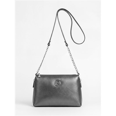 Женская кожаная сумка Richet 3199LNU 868 Серебряный