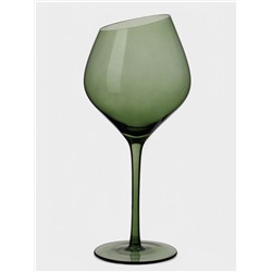 Бокал для вина Magistro «Иллюзия», 540 мл, 10×24 см, стекло, зелёное