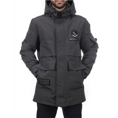 8895 DK. GRAY Куртка мужская зимняя облегченная (130 гр. холлофайбер)