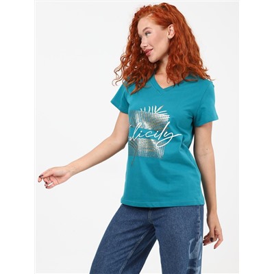 Колеус - футболка петроль