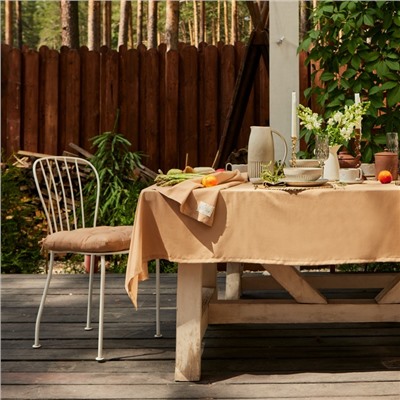 Полотенце кухонное «Этель» ECO, 40×68 см, бежевое