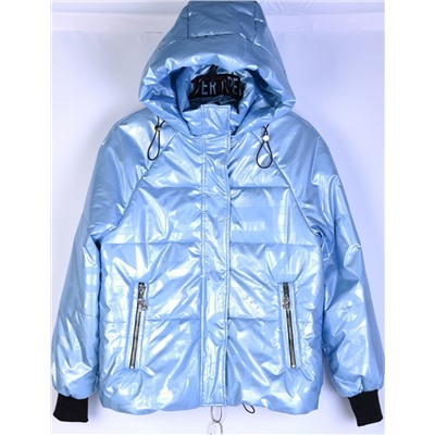 2120-S Куртка на синтепоне Голубой/134