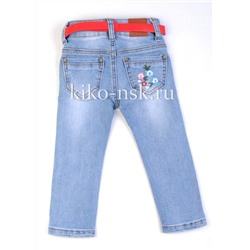 3489 Джинсы для девочки Джинсовый/5(110)