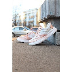 Женские кроссовки W37-58-2 Розово-белые