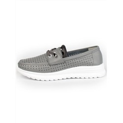 03-ZL-8861 DK. GRAY Полуботинки женские (натуральная кожа)