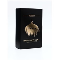 Набор подарочный премиум чай и шоколад Happy New Year, 200 г