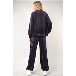 Женский велюровый костюм оверсайз Happyfox