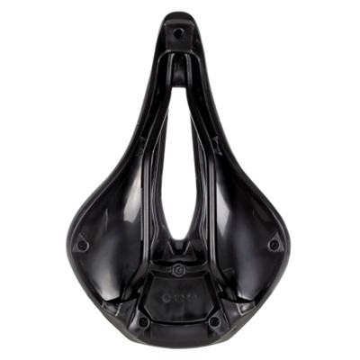 Седло велосипедное MTB COMIRON SAGAN M046A 245X155, Технологии: DW, ED. Верх: PU принтованный глянец, Цвет: Чёрный+Серый  /уп 40/