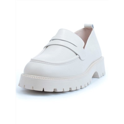 03-XR183/2 BEIGE Лоферы женские (натуральная и искусственная кожа)