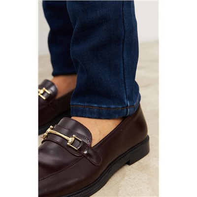 Джинсы утеплённые женские на флисе F322-0135W d.blue