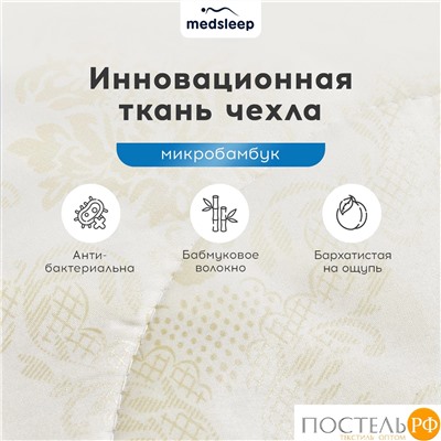 MEDSLEEP CAMEL WOOL Одеяло 200х220, 1пр., микробамбук/шерсть/микроволокно