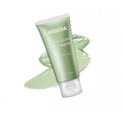 Lanbena увлажняющая маска для лица с бобами мунг для проблемной кожи 50 г.
