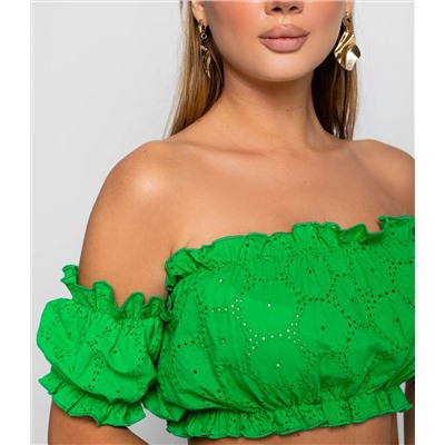 Топ #ОБШ1409, зелёный