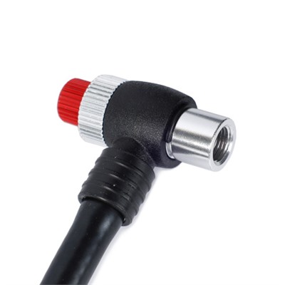 Велонасос для MTB вилок COMIRON PLUG, алюминиевый цилиндр, пластиковая ручка, Presta-Schrader, 20,7 бар (300 Psi). /уп 30