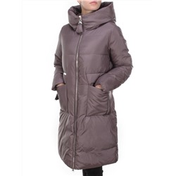 2119 DARK GREY Пальто зимнее женское MELISACITI (200 гр. холлофайбер)