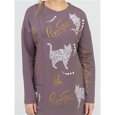 787 Туника "Кофейный"