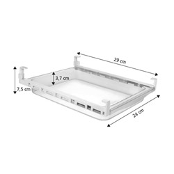 Органайзер подвесной FlexiSPACE, для холодильника, 29x24 см, узкий