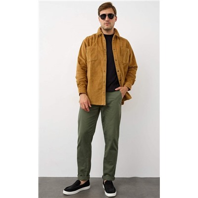 Рубашка вельвет F221-0470 beige