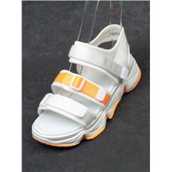 08-PED76-5 WHITE Босоножки (текстиль, стелька текстиль)