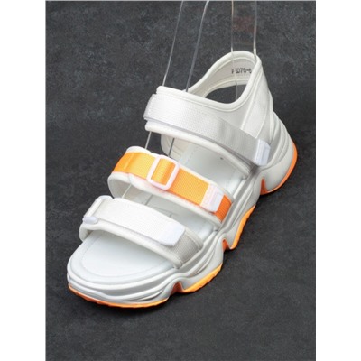 08-PED76-5 WHITE Босоножки (текстиль, стелька текстиль)