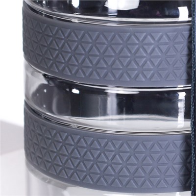 Бутылка для воды спортивная Woohooo H2O цвет Gray 850 ml/ уп60